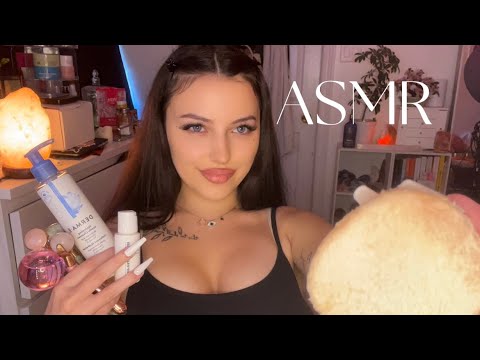 ASMR ~ Spa Facial Treatment Roleplay 🫧 (personal attention & facial massage) #asmr #roleplay