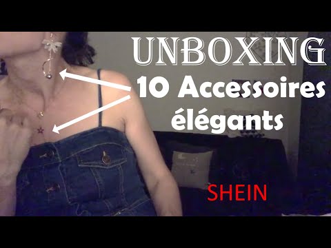 {ASMR} UNBOXING 10 accessoires élégants * Shein