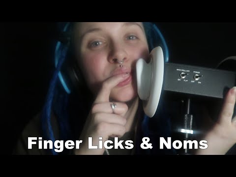ASMR | Finger Noms/Licks [Binaural] INSANE TINGLES