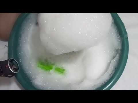 ASMR 🎧 ÁGUA, ESPONJA E ESPUMA (Vídeo para Relaxar e dar Sono) water, foam and sponge