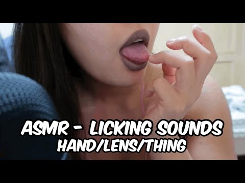 ASMR - Licking Sounds No Talking Tingles Mouth Sounds 입소리