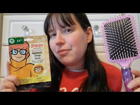 ASMR Spa - Scalp .. face mask.. hair brushing .. combing .. Watch this ASMR video for Tingles !