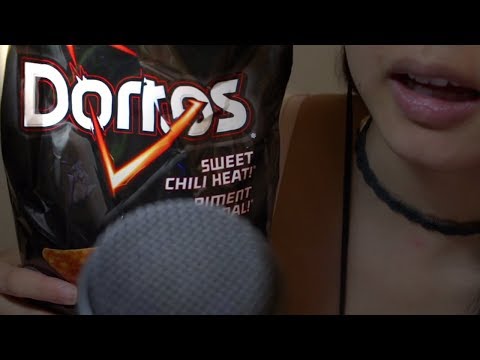 ASMR Eating Crunchy Chip Sounds In the Shadow
