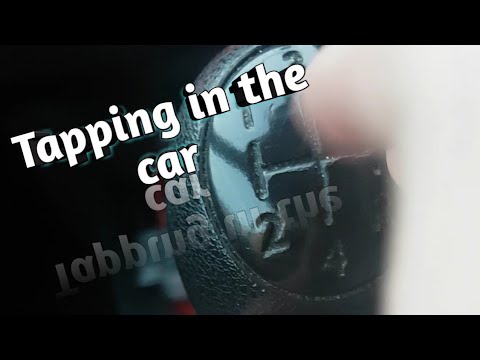 ASMR || Tapping in the car ||