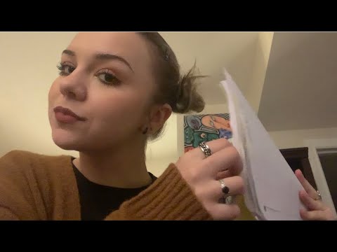 ASMR quick and random tests on you