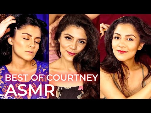 ASMR 💕 BEST of Courtney Compilation (Scalp Massage, Hair Brushing, Tapping, Whispers) Fall Asleep😴