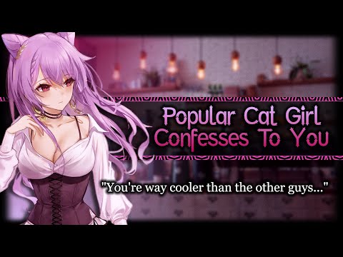 Popular Cat Girl Confesses To You[Neko][Shy] | ASMR Roleplay /F4M/