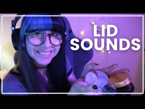 ASMR // Lid sounds (Tapping, Shaking, Metal triggers)