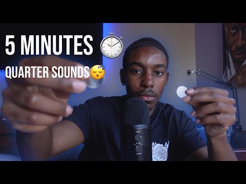 [ASMR] 5 minutes of quarter sounds for sleep