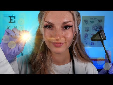 ASMR Cranial Nerve Exam | Relaxing Medical Personal Attention