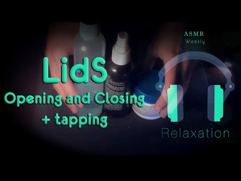 ASMR - Opening Lids and Tapping (No Talking)
