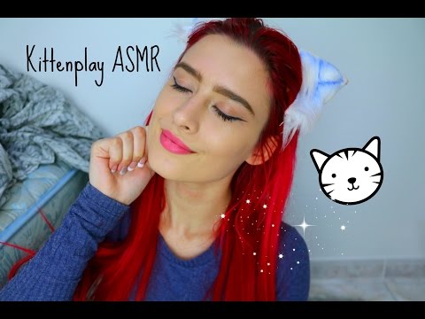 Kittenplay ASMR // Soft spoken, Meow sounds, Fabric sounds, tapping //