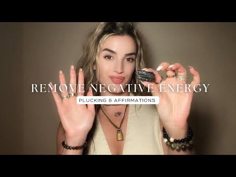 Reiki ASMR to Remove Negative Energy With Aura Cleansing, Plucking, and Affirmations