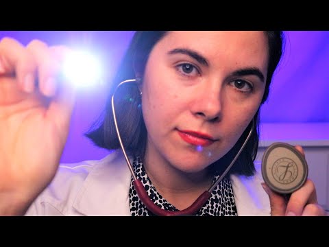 ASMR General Doctor Exam 👩🏻‍⚕️ Eye Exam , Check Up , Face Tests 🩺
