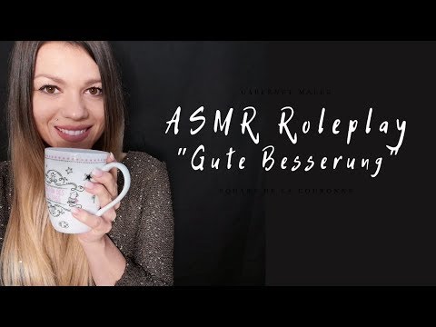 ASMR Roleplay "Gute Besserung" (Personal Attention, Face Massage, Hairbrushing) deutsch/german