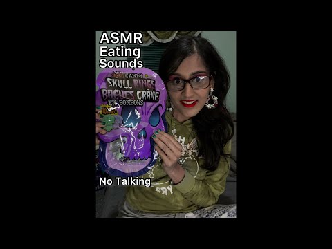 ASMR Eating Lollipop (Lollipops) Eating Sounds Halloween Candy No Talking Tapping & Crinkle Sounds🍬