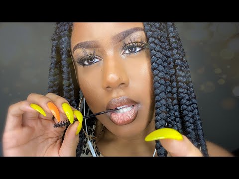 🤎💛ASMR | Tracing You (Personal Attention with Spoolie Nibbling & Inaudible Whispers)💛🤎