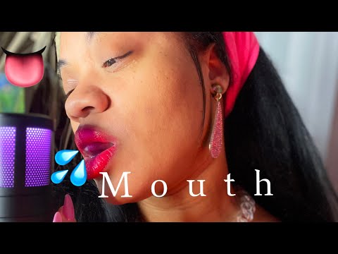 ASMR Sensitive Mouth Sound/Lips & Gloss Pumping/Teeth Tapping