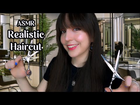 ⭐ASMR [Sub] Realistic Haircut 💖 Hair Salon (Soft Spoken)