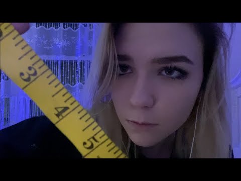 ASMR Measuring You *writing sounds, personal attention, soft spoken*