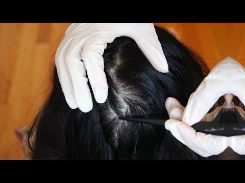 ASMR Scalp Check! PICKING, SCRATCHING, FLICKING, SMACKING Specks of Dandruff OFF (Gloves, Comb) 💆🏻
