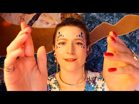 ASMR Reiki | Relaxation Session with Hypnotic Hand Movements + Energy Pulling + Mouth Sounds 4 Sleep