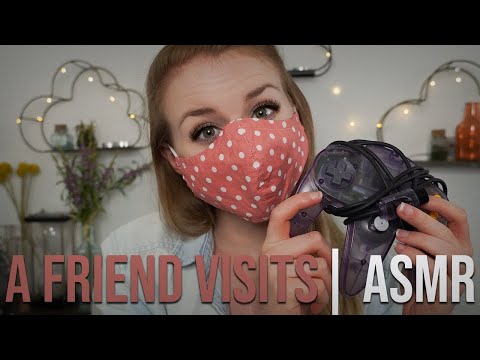 ASMR Roleplay | A Friend Visits You During the Quarantine (Puzzles, Cards, Reading, and Whispers!)