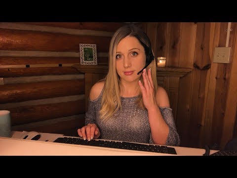 Late Night Cold Calling [ASMR Telemarketer] Lots of Typing, Soft Spoken RP