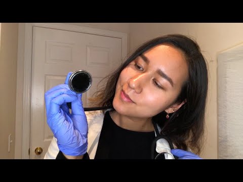 [ASMR] Relaxing Cardiac Exam Doctor Roleplay (Soft Spoken, Typing, Latex Gloves Sounds)