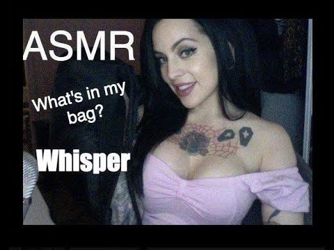 ASMR   What's in my Bag? - Close Whisper - Tingles - Soft