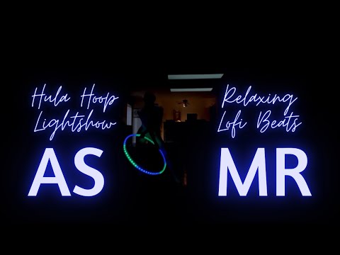 Mesmerizing LED Hula Hoop & Dragon Staff Dance for Relaxtion🐉 with Music🎶 Unintentional ASMR✨