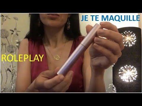 { ASMR FR } ROLEPLAY Je te maquille - cabinet ASMR * chuchotement * make up
