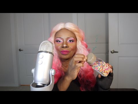 Colorful Sprinkle Bottle ASMR Tapping Sounds