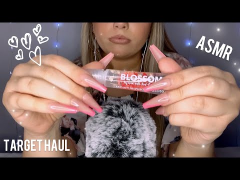 ASMR | Tapping and Scratching on finds from Target!✨ (long nails & whispering)