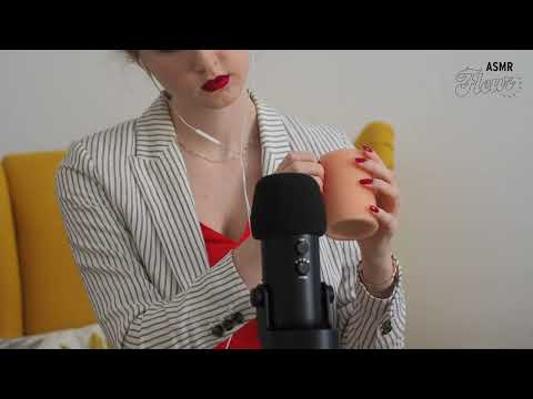 ASMR SCRATCHING | Textured candle wax scratching / long nails (no talking)