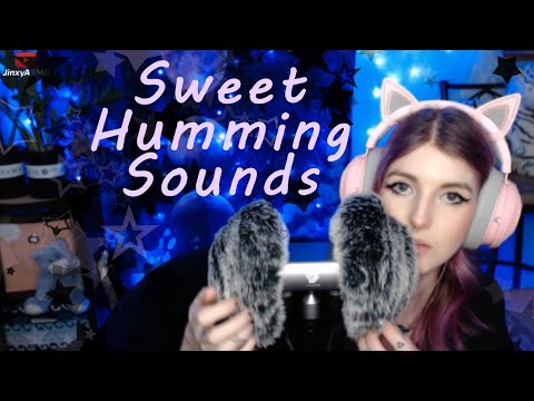 Sweet Humming Sounds (With Intense Brushing, Fabric Scratching & Fuzzy covers) | Jinxy ASMR