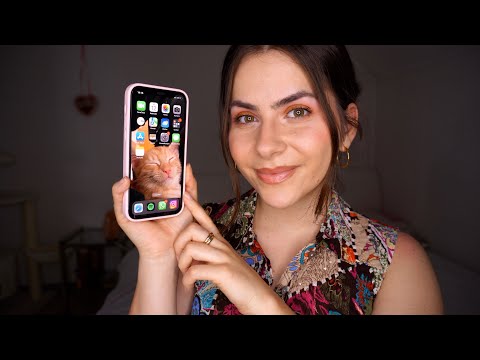 ASMR What is on my iPhone? 🧡