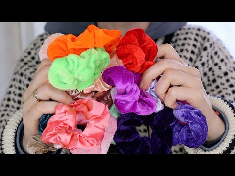 ASMR Whisper Scrunchies Fabric Sounds | Colors & Crinkle Sounds | 3Dio Ear To Ear Binaural