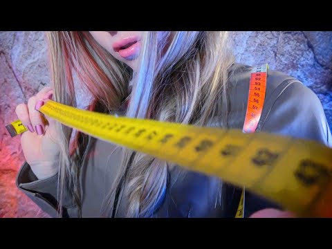 ASMR Inaudible Measuring (Face Measure, Personal Attention, Sleepy Whispering)