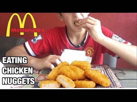 ASMR: EATING MCDONALD!   Chicken nuggets