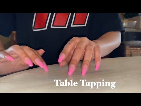 ASMR Fast Double Handed Table Tapping