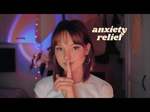 ASMR guided sleep meditation to relief anxiety (with positive affirmations and gentle ocean sounds)