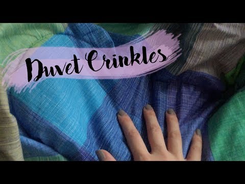 ASMR Blanket Comfort❤️ | duvet crinkling, scratching, tucking you in | NO TALKING