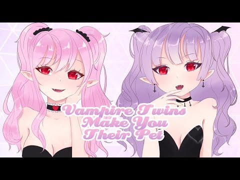 💕 Twin Vampires Make You Their Pet (ft. vividlyASMR) 🦇 [ASMR/Roleplay]
