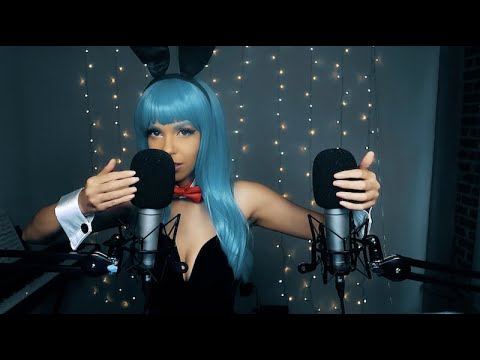 ASMR | Slow and Fast Sensitive Mouth Sounds (Soft Mic Scratching)