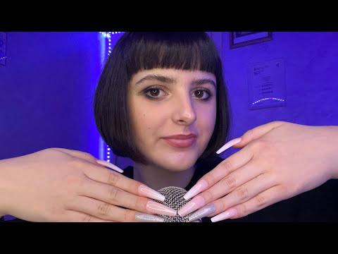 ASMR Mic Scratching with XXL Nails💅🎙