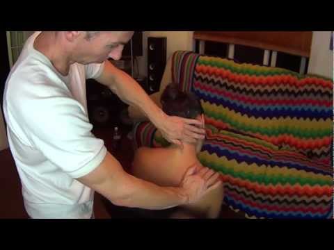 Upper Back, Neck & Shoulder Massage Therapy - ASMR Relax to Softly Spoken Voice 15min