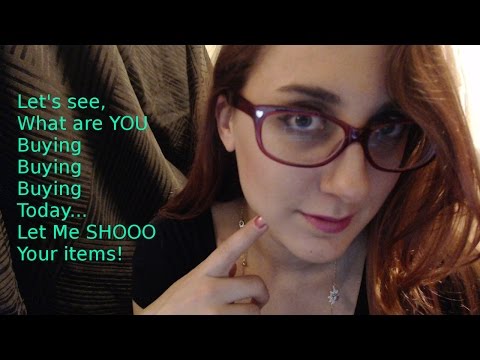 Warning Very Relaxing: ASMR Store Role Play - Checking, Scanning (shooo), & Baggin' up your goodies