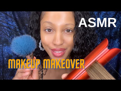 ASMR MAKEUP MAKEOVER TO MAKE YOU FEEL BETTER(hair, clothes, makeup) 50K Subscribers Special 🎉🥰
