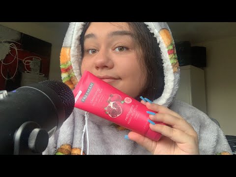 asmr tapping on a face mask!!